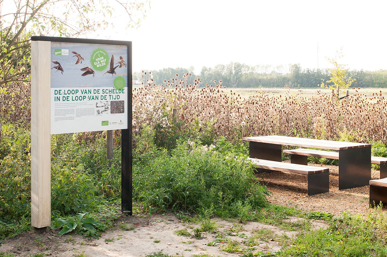 Gentbrugse Meersen - baken en picknicktafel