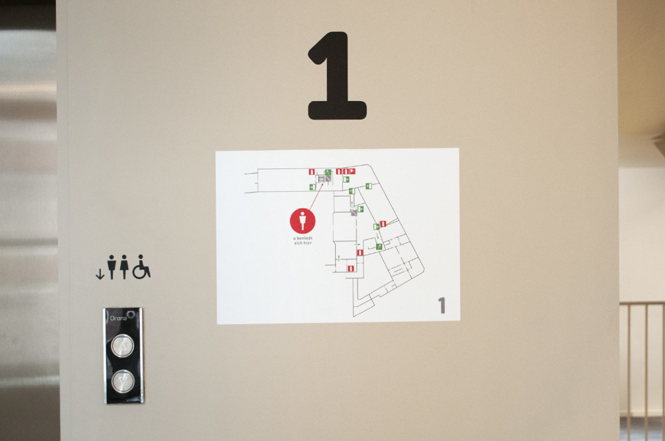 Sint- Baafshuis - evacuatieplan